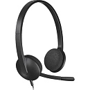 Наушники с микрофоном Logitech H340 черный 1.8м накладные USB оголовье (981-000477)