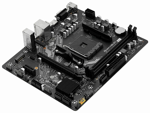Материнская плата MAXSUN MS-Challenger A520M-K, AM4, A520, 2*DDR4, 3*SATA 3.0, 2*M.2, 2*USB 3.2, 4*USB 2.0, 1*PCIE 16, 1*PCIE 1, HDMI+VGA, mATX