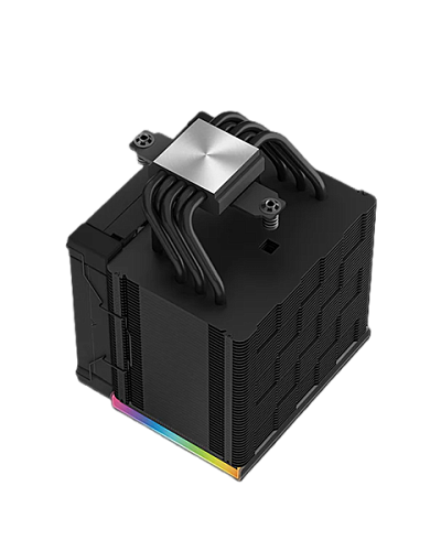 Кулер для процессора DEEPCOOL AK500 DIGITAL LGA20XX/1700/1200/115X/AM5/AM4 (9шт/кор, TDP 240W, PWM, Fan 120mm, 5 тепл. трубок, Copper Base, черный) RE