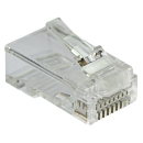 Коннектор RJ45 тип EZ, 8P8C, UTP, Cat.6, универсальный, покрытие 50 микрон,100 шт.