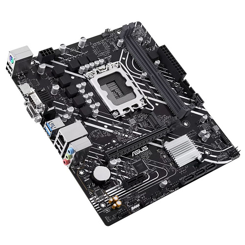 Материнская плата ASUS PRIME H610M-D LGA1700 mATX 2xDDR5 PCIEx16 PCIEx1 M.2 HDMI VGA GLAN