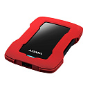 Жесткий диск внешний ADATA HD330 AHD330-1TU31-CRD 1TB 2.5" USB 3.1, LED Indicator, Shock Sensor Protection, Win/Mac/Linux, Red, RTL {20}, (465481)