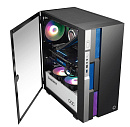 Корпус GameMax Brufen C3 BW без БП, Midi Tower, ATX, ЧБ., Зак. стекл., USB 3.0, 1*120; 1*140мм вент.