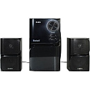 SVEN MS-305 черный { акуст. система 2.1, FM-тюнер, USB/SD, дисплей, ПДУ, Bluetooth, мощн. 20 Вт+2х10 Вт, чёрн}