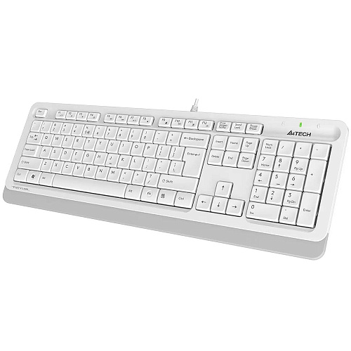 Клавиатура A4Tech Fstyler FK10, белый/серый, USB