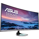 ASUS 38" MX38VC IPS LED изогнутый, 3840x1600, 5ms, 300cd/m2, 100Mln:1, 178°/178°, 2*HDMI, DP, USB-Hub, USB Type-C, 60Hz, Aura light, колонки, Frameles