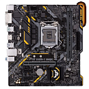 ASUS TUF B360M-E GAMING, LGA1151v2, B360, 2*DDR4, DVI+HDMI, SATA3, Audio, Gb LAN, USB 3.1*6, USB 2.0*6, COM*1 header (w/o cable), mATX ; 90MB0WK0-M0EA
