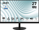 Монитор MSI PRO MP271A 27" 16:9 FHD(1920x1080), IPS Flat, 1ms(MPRT), 1000:1, 100M:1, 300nit, 178/178, HDMI 1.4b, DP 1.2a, VGA, Speaker, Tilt, 100HZ, B