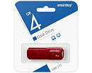 Smartbuy USB Drive 4GB CLUE Burgundy (SB4GBCLU-BG)
