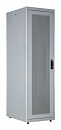 Шкаф коммутационный Lande DYNAmic Basic (LN-DB42U6080-LG-CKAA-F) напольный 42U 600x800мм пер.дв.перфор. задн.дв.стал.лист направл.под закл.гайки 600кг