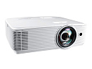 Проектор Optoma [W309ST] Full 3D; DLP, WXGA (1280*800), 3800 ANSI Lm, 25 000:1, Короткофокусный TR 0.52:1; HDMI 1.4a x1; VGA (YPbPr/RGB) x1;Composite