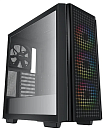 Блок питания DEEPCOOL CG540 без БП, боковое окно (закаленное стекло), 3xARGB LED 120мм вентилятора спереди и 1x140мм вентилятор сзади, черный, ATX