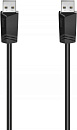 Кабель Hama H-200601 ver2.0 USB A (m) USB A(m) 1.5м (00200601) черный