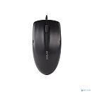 Мышь проводная A4Tech OP-530NUS black (оптическая, silent, USB, 2but, 1200dpi) (OP-530NUS)