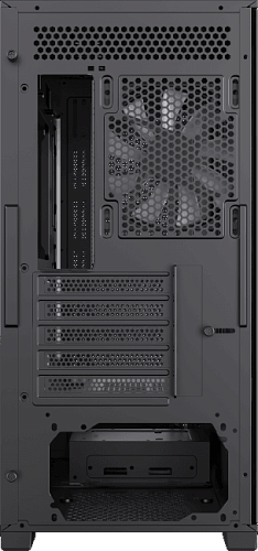 Компьютерный корпус mATX, без блока питания/ Gamemax DEFENDER TG mATX case, black, w/o psu, w/1xUSB3.0+2xUSB2.0, Combo Audio, w/3x12cm ARGB front fan