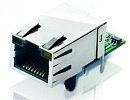 Ультракомпактный встраиваемый 1-портовый преобразователь Serial-To-Ethernet (TTL) с разъемом RJ45, со скоростью передачи данных 50 ~ 921,6 бит/сек