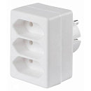 BURO Сетевой разветвитель 3 розетки (BU-PS3F-W), белый (пакет ПЭ) {352750}