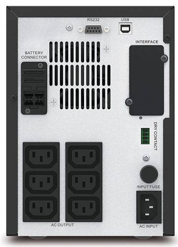 ИБП APC Easy UPS SMV 1000VA/700W, Line-Interactive, 220-240V 6xIEC C13, SNMP slot, USB, 1 year warranty