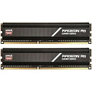 Модуль памяти AMD Radeon™ R9 Gamers Series Black Gaming Memory R9S432G3206U2K 32GB DDR4 3200 DIMM Non-ECC, CL16, 1.35V, Heat Shield, Kit (2x16GB), RT