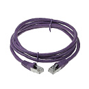 Патч-корд ACD-LPS6AZ-15P Cat6a SSTP 26AWG 4Pair, CU, LSZH, Пурпурный, 1.5м