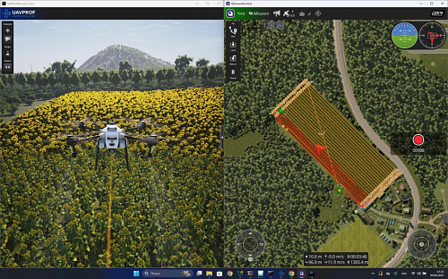 Drone Simulator UAVProf : Professional