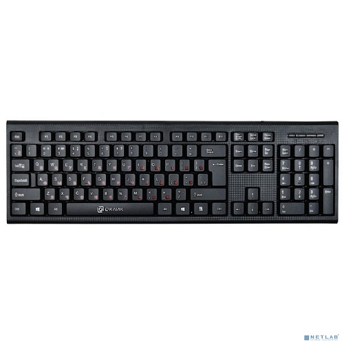 Клавиатура Oklick 120M черный USB [1083044]