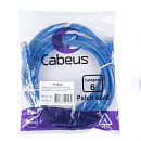 Cabeus PC-UTP-RJ45-Cat.6-3m-BL-LSZH Патч-корд U/UTP, категория 6, 2xRJ45/8p8c, неэкранированный, синий, LSZH, 3м