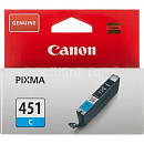 Canon CLI-451C 6524B001 Картридж для PIXMA iP7240/MG6340/MG5440, Голубой, 332стр.