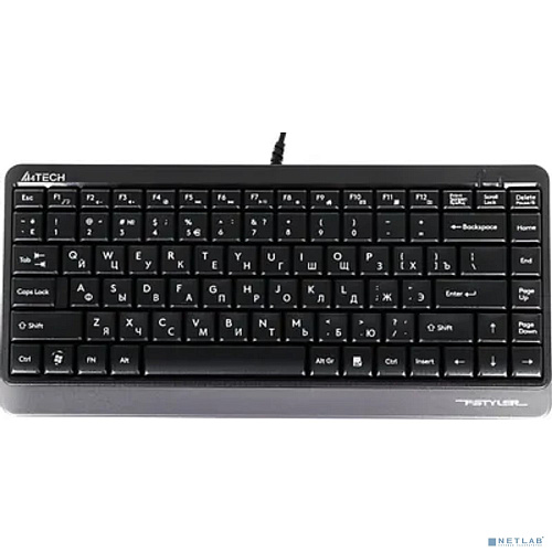 Клавиатура A4Tech Fstyler FK11 черный/серый USB slim