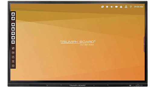 УЦЕНКА Интерактивный дисплей Triumphboard [75" INTERACTIVE FLAT PANEL] IR технология, 20 касаний, Android 8.0 system, VESA 800x400, без встроенного ко