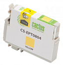 Картридж струйный Cactus CS-EPT0804 T0804 желтый (11.4мл) для Epson Stylus Photo P50/PX650/PX660/PX700/PX700W/PX710/PX710W/PX720/PX720WD/PX800/PX800FW