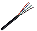 IRBIS UTP Кат.5e 4 пары, 0.50мм медь, 24AWG, PE 305м, черный, внешний на катушке