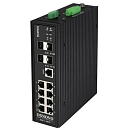 Промышленный коммутатор Gigabit Ethernet OSNOVO SW-70804/ILS Промышленный управляемый (L2+) коммутатор Gigabit Ethernet на 8GE RJ45 + 4 GE SFP порта с
