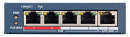 Коммутатор HiWatch SWT-1105P 5x100Мбит/с 4PoE 60W управляемый