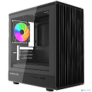 Powercase Корпус Mistral Micro C4B ARGB, Tempered Glass, 4x 120mm ARGB PWM Fan, чёрный, mATX (CMMCB-A4)