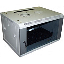 Шкаф настенный 2, 12U 600x450, стеклянная дверь