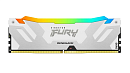 Оперативная память Kingston 16GB 7200MT/s DDR5 CL38 DIMM FURY Renegade RGB White XMP