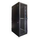 ЦМО Шкаф серверный напольный 42U (600х1200) дверь перфорированная, задние двойные перфорированные, цвет черный