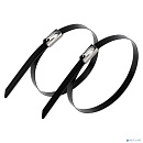 Rexant (07-0208-5) Стяжка кабельная стальная (304) с полимерным покрытием 200x4,6мм (50 шт/уп)