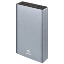 Digma Мобильный аккумулятор Power Delivery 30000mAh 3A QC PD 18W 3xUSB серебристый (DG-PD-30000-SLV)