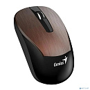 Мышь беспроводная Genius ECO-8015 chocolate (1200dpi, USB, 2.4 GHz, аккумулятор NiMH, кабель микро-USB) (31030011414)