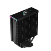 Кулер для процессора DEEPCOOL AK400 DIGITAL LGA1700/1200/115X/AM5/AM4 (18шт/кор, TDP 220W, PWM, Fan 120mm, 4 тепл. трубки, черный) RET