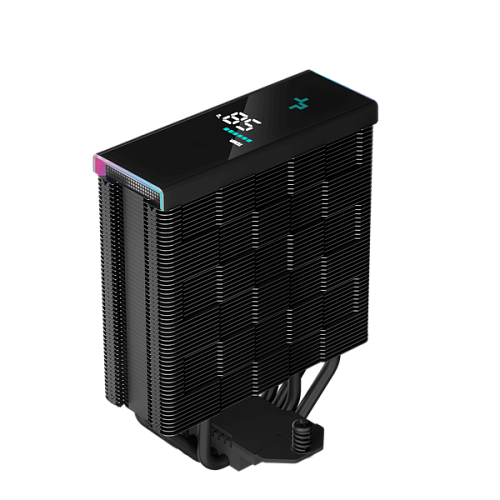 Кулер для процессора DEEPCOOL AK400 DIGITAL LGA1700/1200/115X/AM5/AM4 (18шт/кор, TDP 220W, PWM, Fan 120mm, 4 тепл. трубки, черный) RET