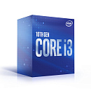 Боксовый процессор APU LGA1200 Intel Core i3-10100 (Comet Lake, 4C/8T, 3.6/4.3GHz, 6MB, 65/90W, UHD Graphics 630) BOX, Cooler