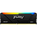 Оперативная память KINGSTON Память оперативная/ 16GB 3733MT/s DDR4 CL19 DIMM 1Gx8 FURY Beast RGB
