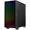 Gamemax Mini Abyss mATX case, black, w/o PSU, w/2xUSB3.0, w/1x12cm ARGB rear fan (FN-12Rainbow-M)