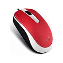 Genius Мышь DX-120 Red { оптическая, 1000 dpi, 3 кнопки+колесо прокрутки, провод 1,5 м, USB} [31010010403/31010105104]