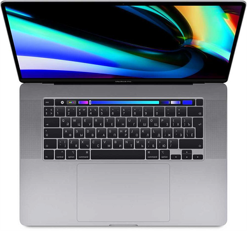Ноутбук APPLE 16-inch MacBook Pro, T-Bar: 2.6GHz 6-core Intel Core i7, TB up to 4.5GHz, 32GB, 512GB SSD, AMD Radeon Pro 5300M - 4GB, Space Grey (mod. Z0XZ004W