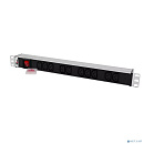REM Блок розеток Rem-10 без шнура с выкл., 10 IEC 60320 C13, вход IEC 60320 C14, 10A, алюм., 19" (R-10-10C13-V-440-Z)