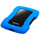 Жесткий диск A-DATA Portable HDD 1Tb HD330 AHD330-1TU31-CBL {USB 3.1, 2.5", Blue} Противоударный